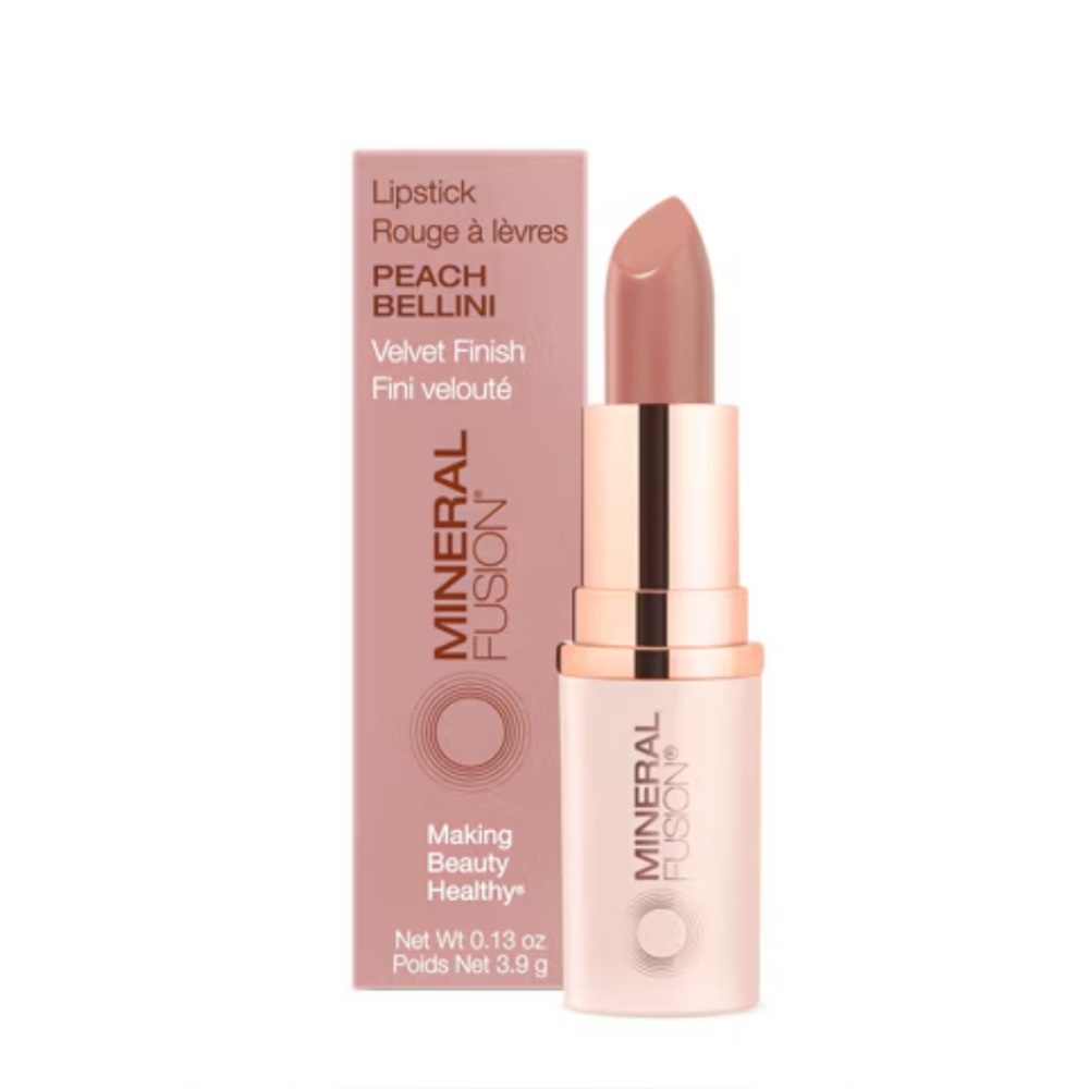 NWT Mineral Fusion Velvet Lipstick in Peach Bellini
